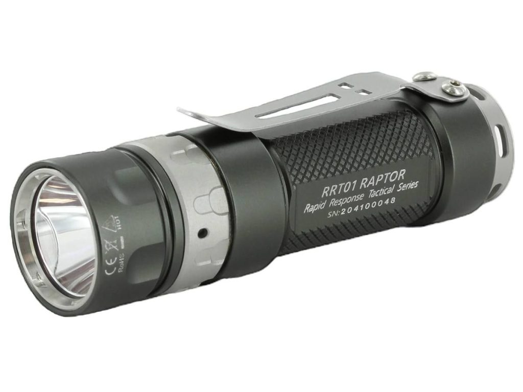 JETBeam RRT01 Raptor LED Rechargeable EDC Flashlight DNK Knives