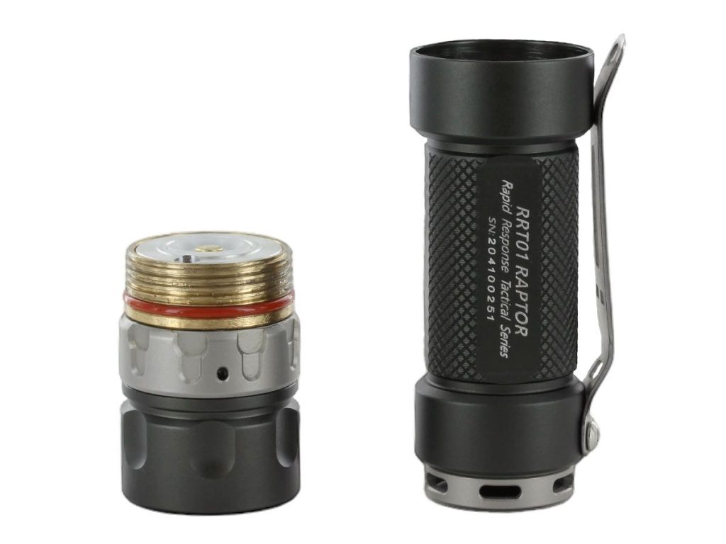 JETBeam RRT01 Raptor LED Rechargeable EDC Flashlight DNK Knives