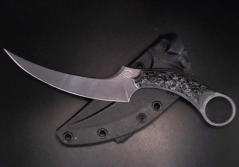 Bastinelli Fixed Blade Knife with holder